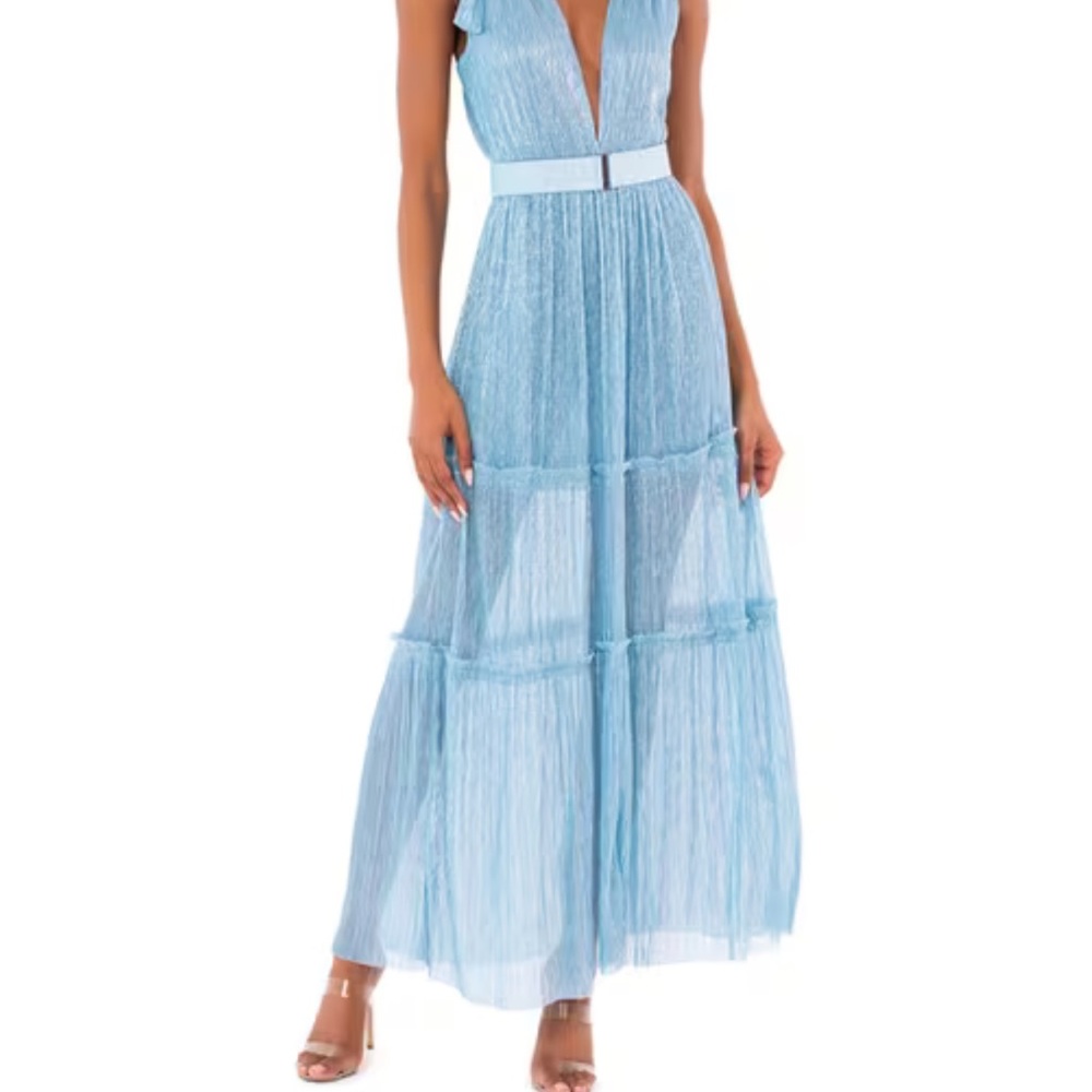 Sabina Musayev Light Blue Maxi - Helena Drss